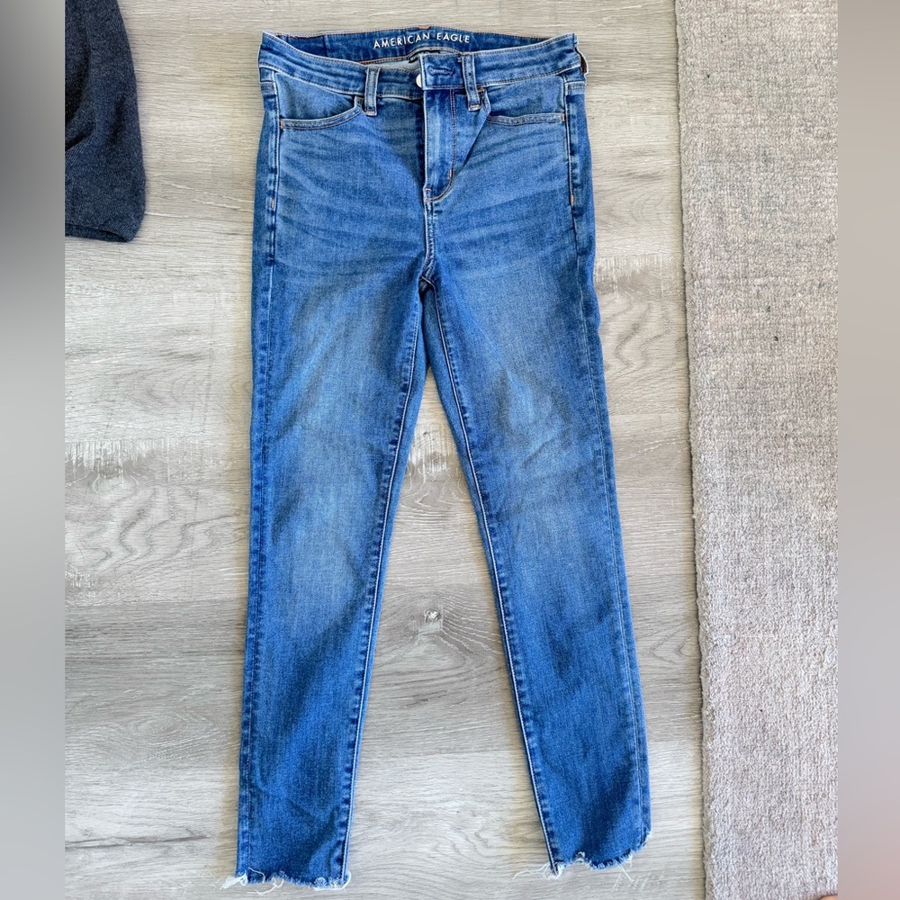 American Eagle Outfitters Women's Classic Blue Skinny Jeans
